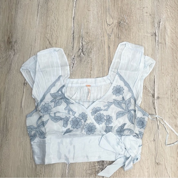 Free People Sahara Embroidered Crop Top - Picture 4 of 10